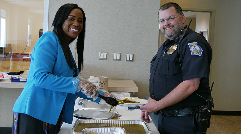 Douglasville PD Officers Treated To Dinner For National Police Week - 1