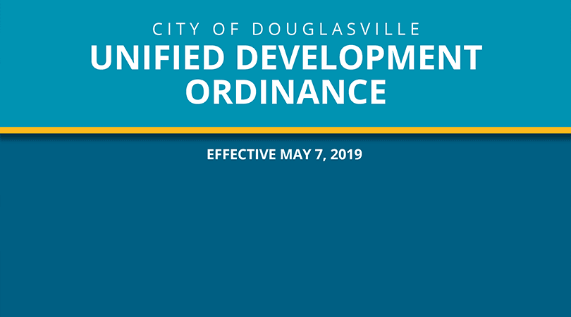 Unified Development Ordinance Project Is Complete - 1