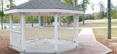 Hunter wedding gazebo