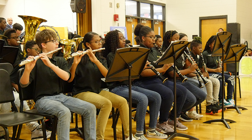 Mayor Rochelle Robinson Speaks at Stewart Middle School Black History Month Celebration - 1