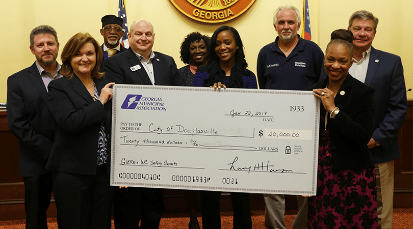 Douglasville Receives $20,000 Safety & Liability Grant From GMA