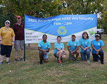 KDB Fall Recycling Event group shot 217x170