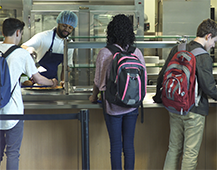 Lunch Line at School