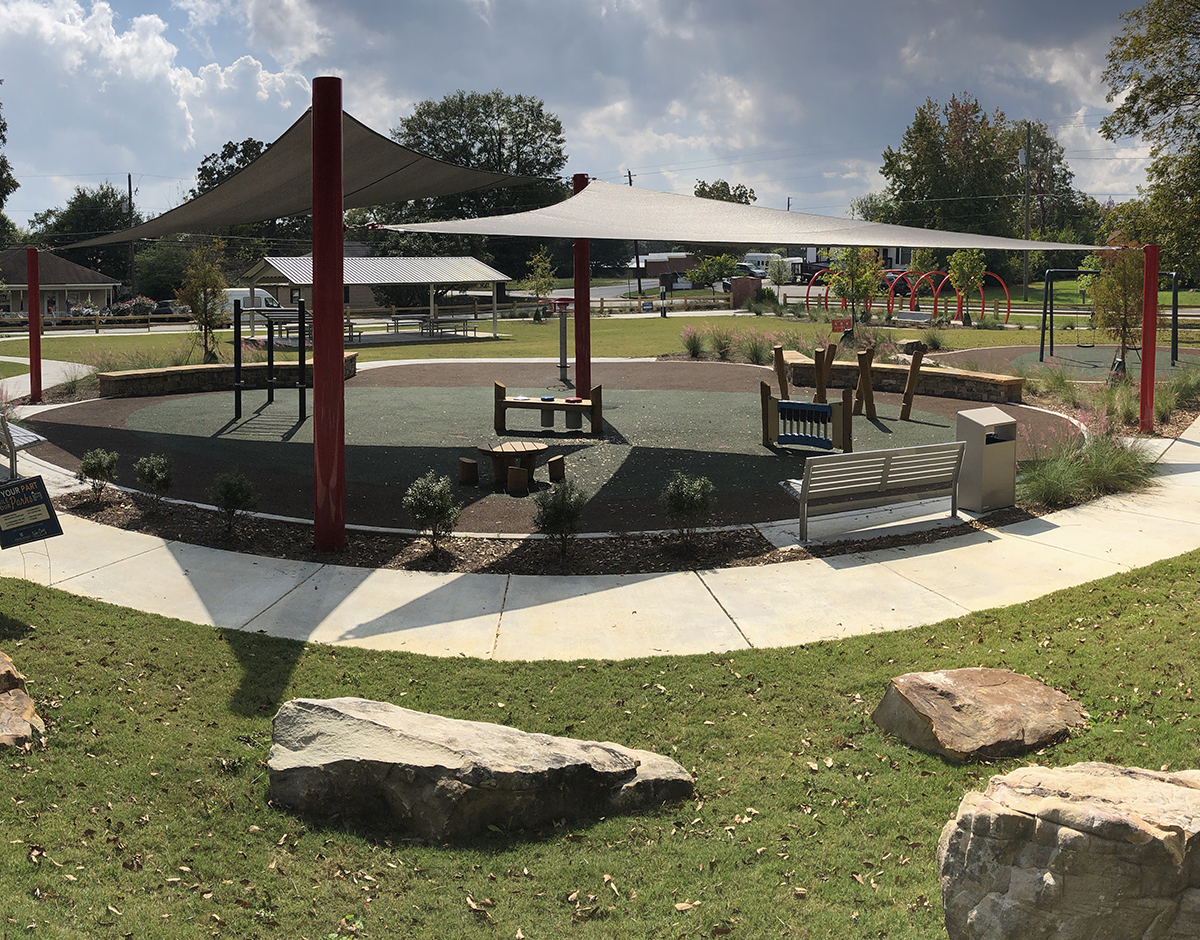 Mill Village Park canopy area