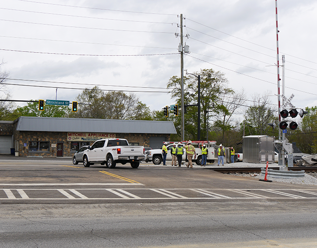 McCarley St crossing