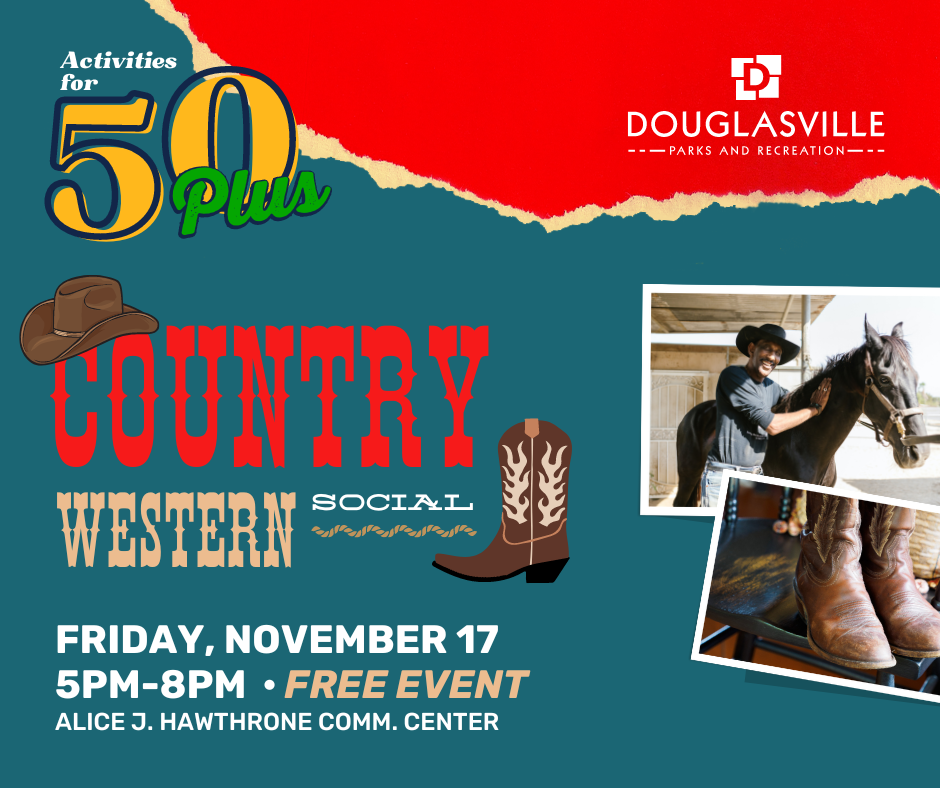 Activities for 50 Plus - Park & Rec - Country Western Social