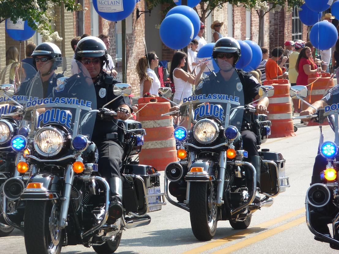 police on motorcycles