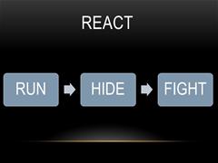 Active Shooter responses (run / hide / fight)